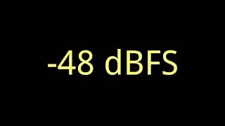 16 bit audio dynamic range test