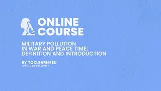 1.1 - Military pollution in war and peacetime