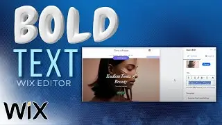 How to Make a Bold Text in Wix | Wix Tutorial (2025)