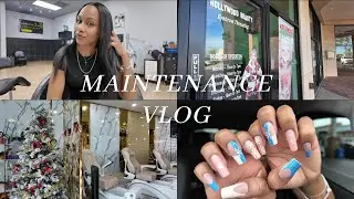 Maintenance Vlog - Hair, Eyebrows, Nails 
