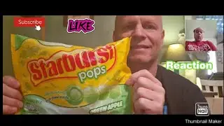 Reaction to New Starburst Green Apple Pops Review