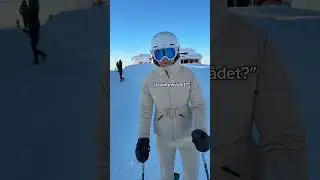 Hon blev j&auml;ttearg😅 #flickv&auml;n #skiing #prank