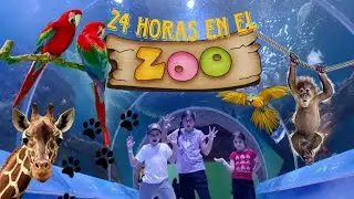 24 horas en el zoológico!😱🐊