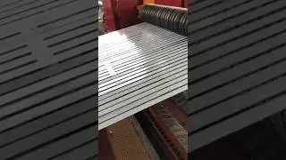 Lead strip slitting line #slittingline #steelslitting machine
