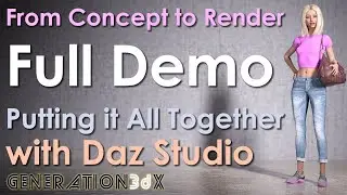 Crafting the Perfect Scene: Concept to Render - Full Daz Scene Demo