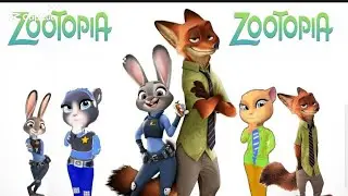 Police Bunny Adventure 🐰🚓 | Zootopia in Talking Angela Style  Cartoon#TalkingAngela#PoliceBunny