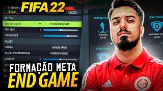 FIFA 22 - MINHA FORMAÇÃO TÁTICA COMPLETA / DICA DE FORMAÇÃO DEFENSIVA + FORMAÇÃO OFENSIVA!!