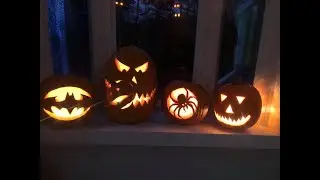 Jake and Casey carve Jack O Lanterns!