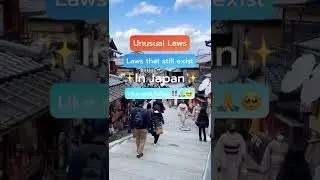 Unusual Laws in Japan‼️🇯🇵 #short