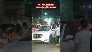 K A Paul Election campaign Gajuwaka #viral #ytshorts #kapaul #shorts
