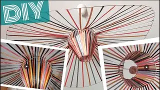 Dollar Tree DIY Ceiling Lighting / Large Pendant Lamp