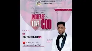 HOW TO INCREASE IN LOVE FOR GOD - PT 3|| MORNING DEW  ||  C.A.C - THE ABLE GOD