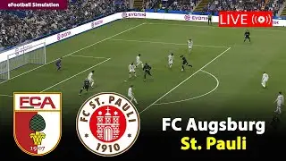🔴Live- FC Augsburg gegen St. Pauli | Bundesliga 2025/26 | eFootball PES21 Simulation