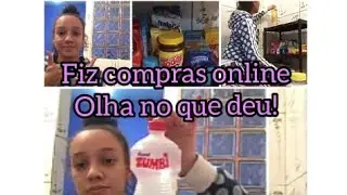 #compras #v&iacute;deo              FIZ MERCADO ONLINE E OLHA NO QUE DEU !!