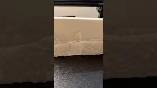 3d printing Ronaldo Lithophane #3d #3dprinting #shorts