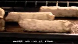 Making Egg Rolls For Chinese New Year Project