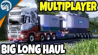 EPIC CONVOY & BIG LONG HAUL | Euro Truck Simulator 2 Multiplayer Gameplay