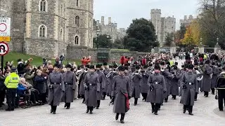 Band and bugles of the rifles new guard Gurkha ￼ engineers