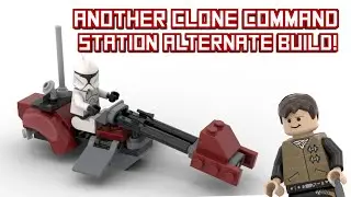 Quick Tutorial: Another Lego Star Wars Clone Command Station ALTERNATE BUILD!