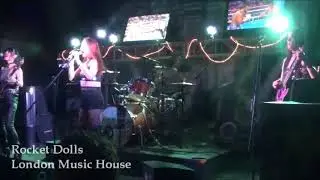 Rocket Dolls en Piedras Negras, Coah. en London Music House (Highway to hell cover)