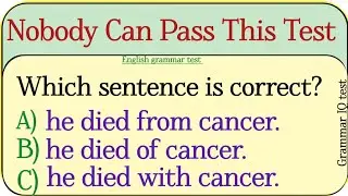 Mixed English Grammar Test ✨ Only Expert Can Pass This Test