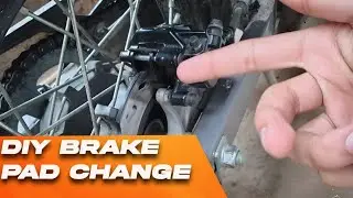 STEP BY STEP BRAKE PAD CHANGE XPULSE 200