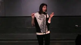 Kristen Studard at the Neo-Futurists / Paper Machete Pride Show