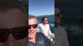 Shellharbour Marina Coming In Through The Heads With Les and Jarvis.