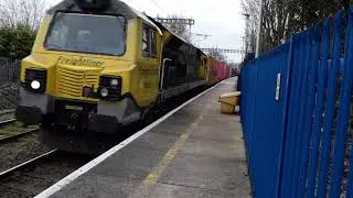 Freight Trains At Reading West 22 March 2019