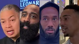 FULL Clippers Postgame Interviews Vs Hornets: Kawhi Leonard, James Harden, Jordan Miller, Tyronn Lue