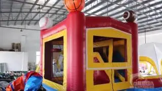 Sports Arena Inflatable Water Combo