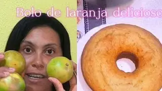 Com 3 laranja  fiz esse delicioso bolo/ Flávia Sousa.