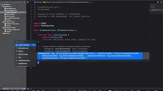 How to quickly add documentation for an existing method using Xcode 11