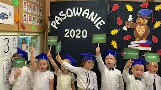 Pasowanie na zerówkowicza - klasa 0 bi - Szkoła Podstawowa nr 1 w Przasnysz