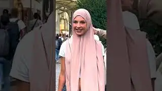 Exp&eacute;rimenter le voile pour la 1&egrave;re fois ?! 😮🥰 #islam #experiencesociale