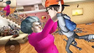 Scary Teacher 3D - Up in the air Nick Vs Miss T with 1000 traps