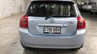 2005 Toyota Corolla ZZE122R 5Y Ascent Sport Blue 4 Speed Automatic Hatchback #MB7