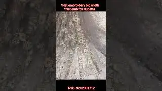 fabric fabric#Designer fabrics haul/#Net emb. fabric#online shop 488#designerfabric #YouTubeshots