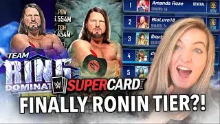 FINALLY RONIN TIER?! - WWE SUPERCARD