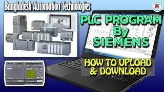 MicroWIN Upload & Download Program in S7 200 PLC using USB PPI | PLC Bangla Tutorial