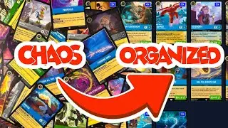 How to organize your Lorcana collection for deck building