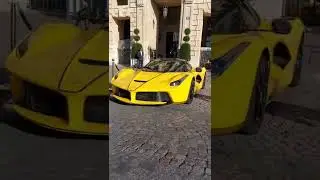 Yellow laferrari Aperta in paris🇫🇷