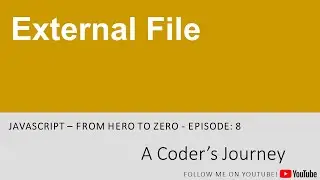 JavaScript &ndash; From Zero to Hero #8 - External File