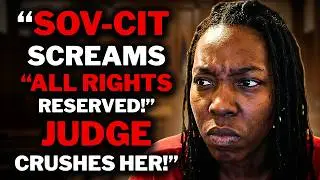 Arrogant SovCit Refuses To Identify Herself&hellip; Until The Judge ISSUES WARRANT