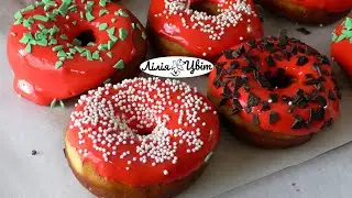 ДОНАТСИ РЕЦЕПТ🍩 АМЕРИКАНСЬКІ ПОНЧИКИ З ГЛАЗУР'Ю 🍩 РЕЦЕПТ ГЛАЗУРІ ДЛЯ ПОНЧИКІВ і ПАМПУШОК 🍩 донатс