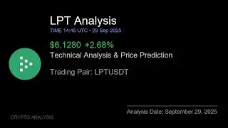 LPT (LPTUSDT) Technical Analysis - Price Prediction & Buy or Sell September 29, 2025