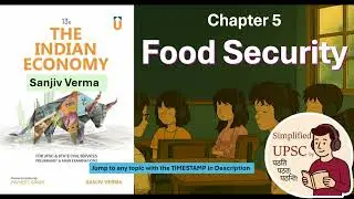 Sanjeev Verma Ch5: Food Security in India- PDS, NFSA & Buffer Stock | Economy Explained for #upsc