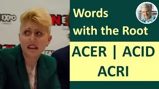 Words With the Root ACER | ACID | ACRI (4 Illustrated Examples)