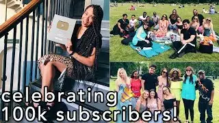 100K Subscriber Silver Play Button Unboxing + FIRST Meetup in London! // London Vlog #16