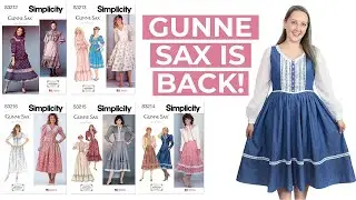 NEW Gunne Sax x Simplicity Sewing Pattern Collection | FIRST LOOK 🤩